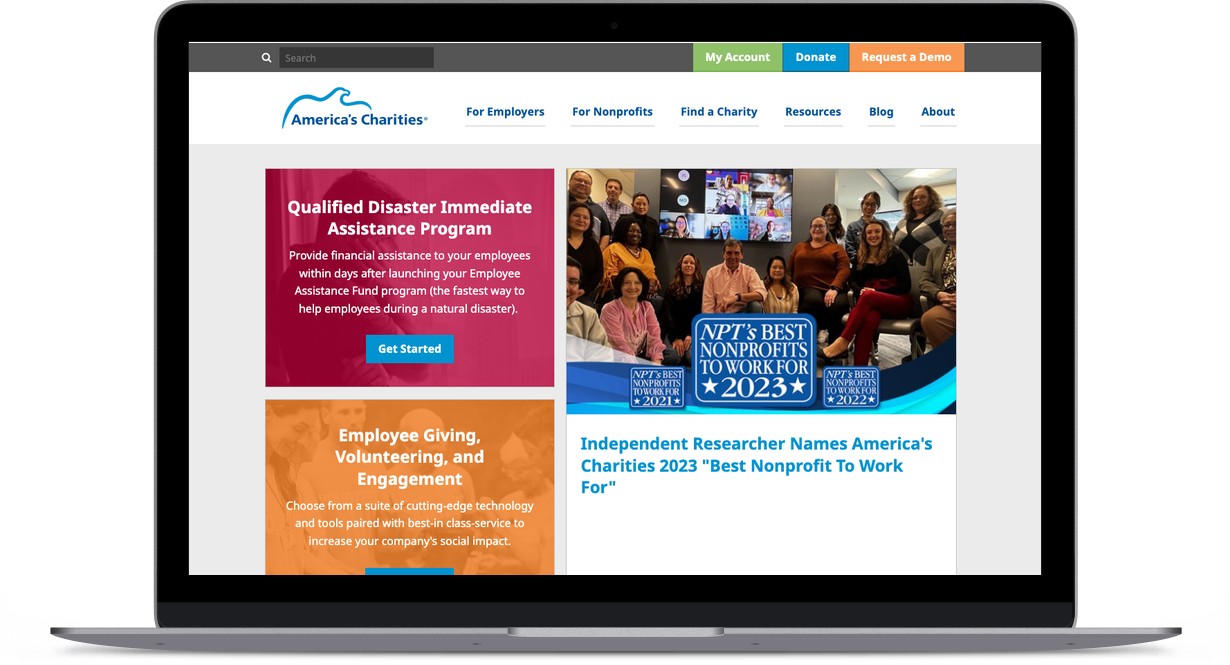 America's Charities Homepage